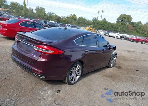 2017 Ford Fusion Titanium from USA, damaged, VIN 3FA6P0D96HR214197